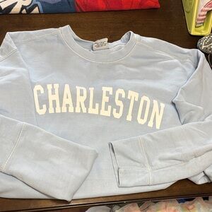 Charleston Light Blue Long crew neck
